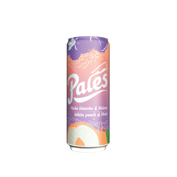 Pales Pêche blanche - Violette - Plateau de 24 cannettes