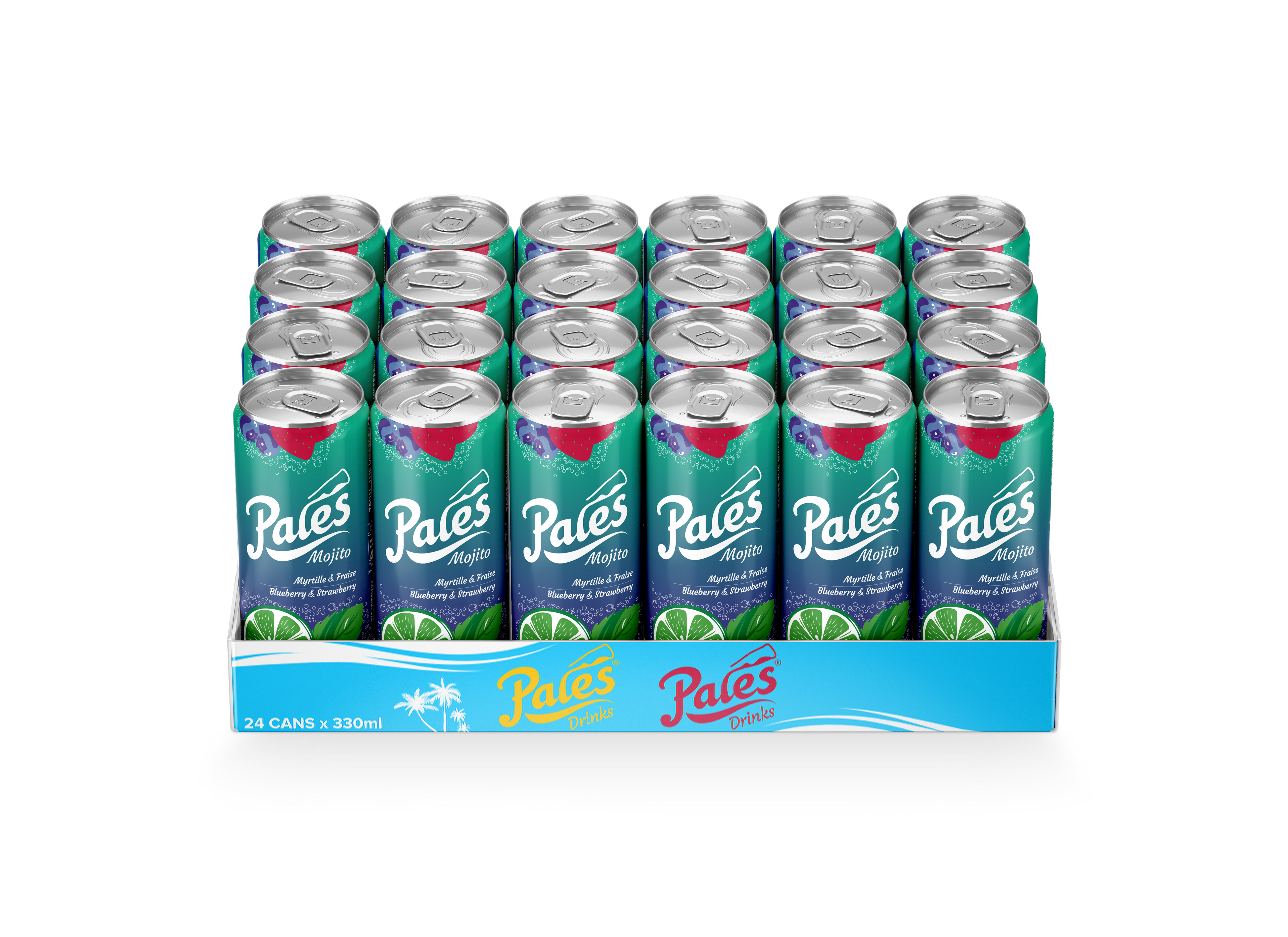 Pales Mojito Myrtille Fraise